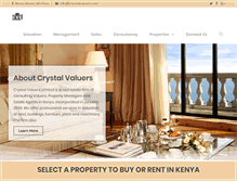 Tablet Screenshot of crystalvaluers.com